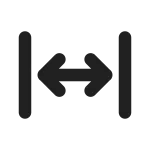 Arrow Fit Width SVG Icon
